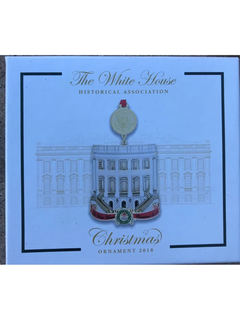 7 White House Historical Association Christmas Ornaments 2004, 12, 13, 15, 16,18